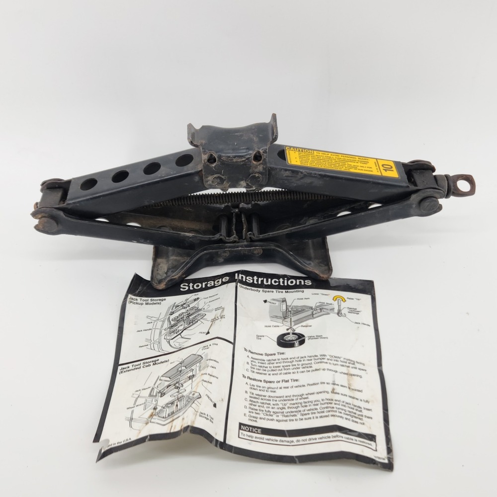 1988-1998 Chevy GMC C/K 1500 Sierra Silverado OEM Spare Tire Scissor Jack